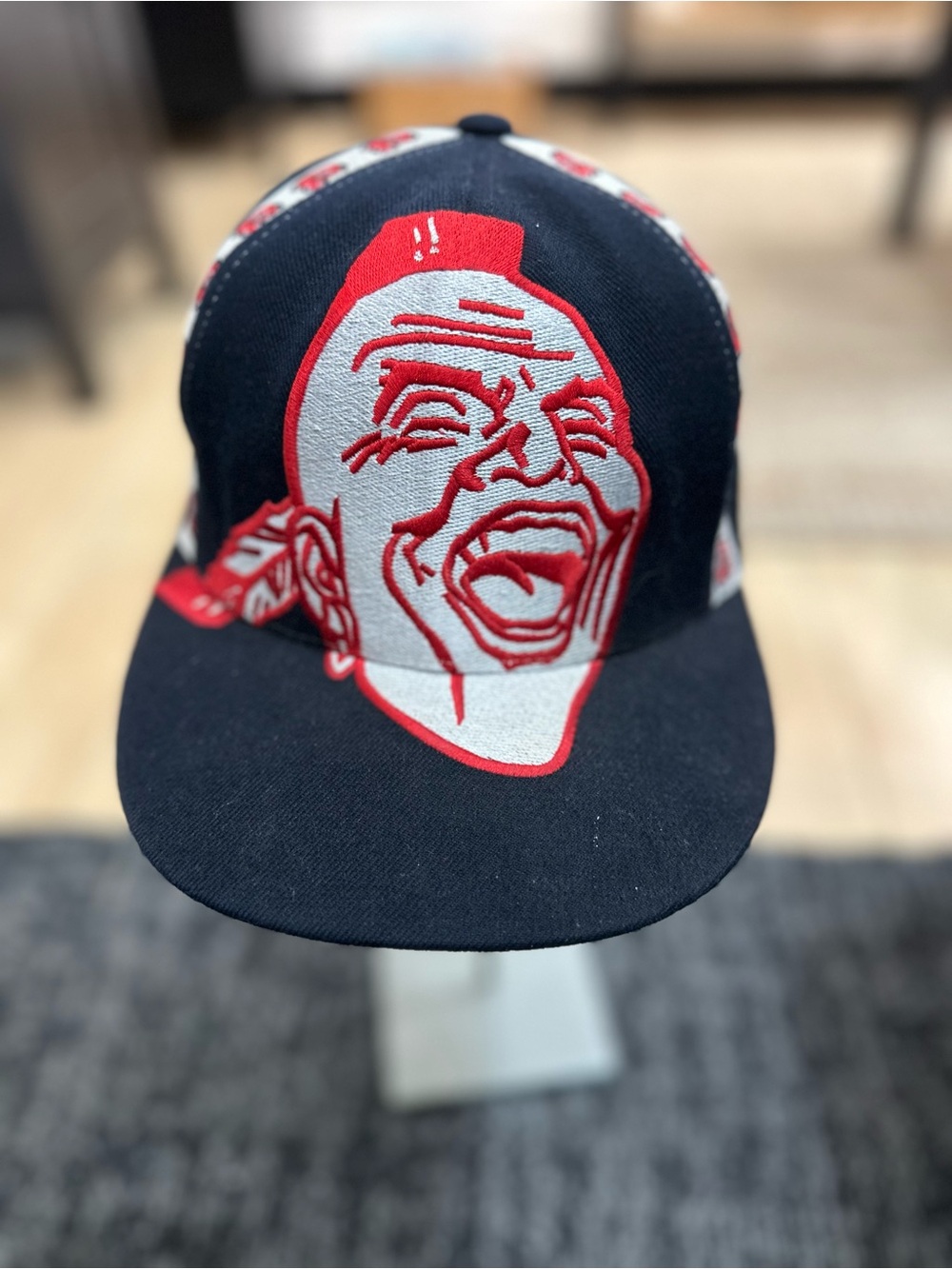 Rare Atlanta Braves Screaming Indian Hat